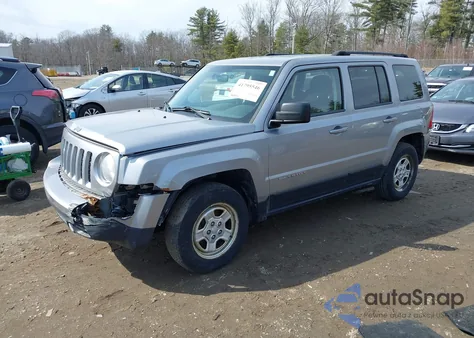 2014 Jeep Patriot Sport z USA, uszkodzony, nr VIN 1C4NJRBB5ED815798